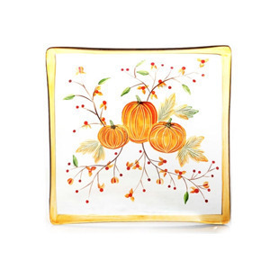 [해외] 양키캔들 캔들 트레이-펌킨 크랙클 Yankee candle Pumpkin Crackle Candle Tray 