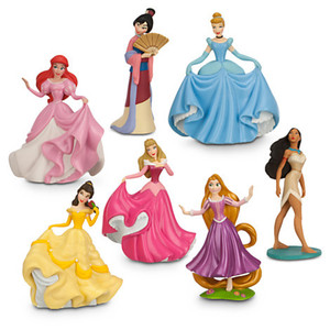 [해외] 디즈니 피규어 플레이 세트 프린세스 2 Disney Princess Figure Play Set 2